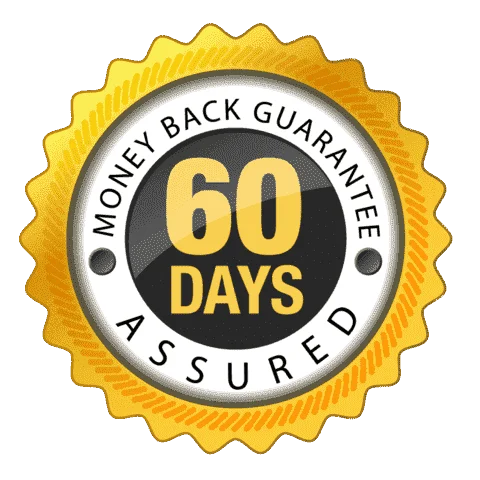 SynoGut 60-day money-back guarantee seal