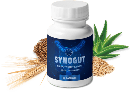 SynoGut Premium Digestive Health Supplement Bottle